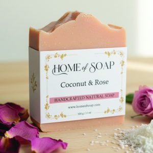 Coconut and Rose soap Bar