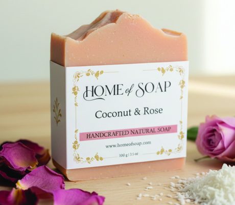 Coconut and Rose soap Bar