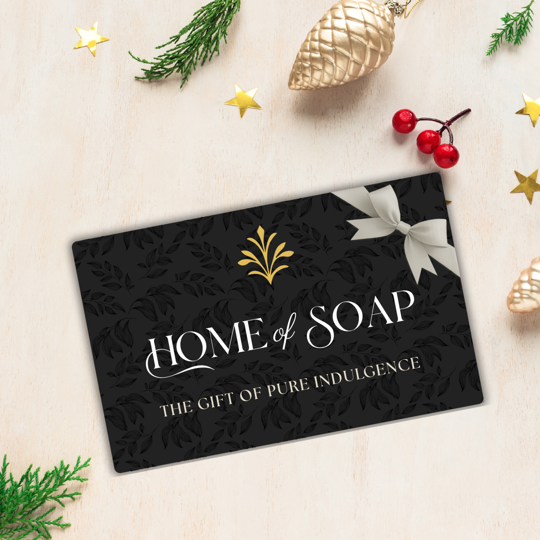 Gift card home of soap